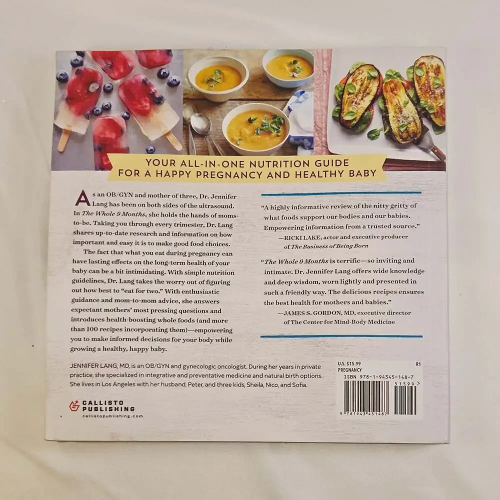 The Whole 9 Months: A Week-By-Week Pregnancy Nutrition Guide by Jennifer Lang, M